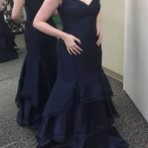 Dark Blue Prom Dress